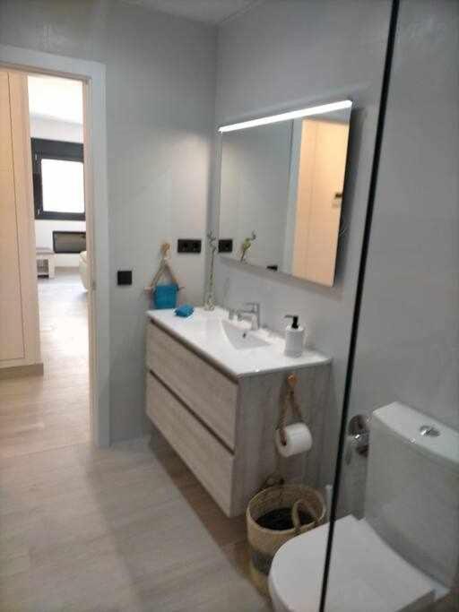Acogedor apartamento en la playa de Cádiz Esterno foto